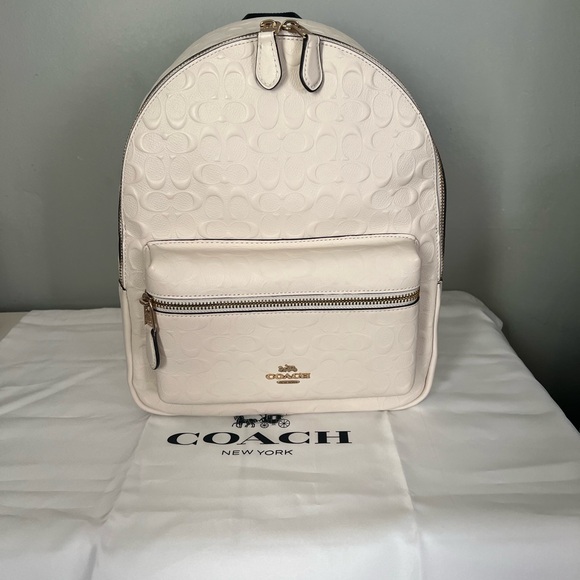 Coach Charlie Backpack In Signature Leather - Picture 2 of 11